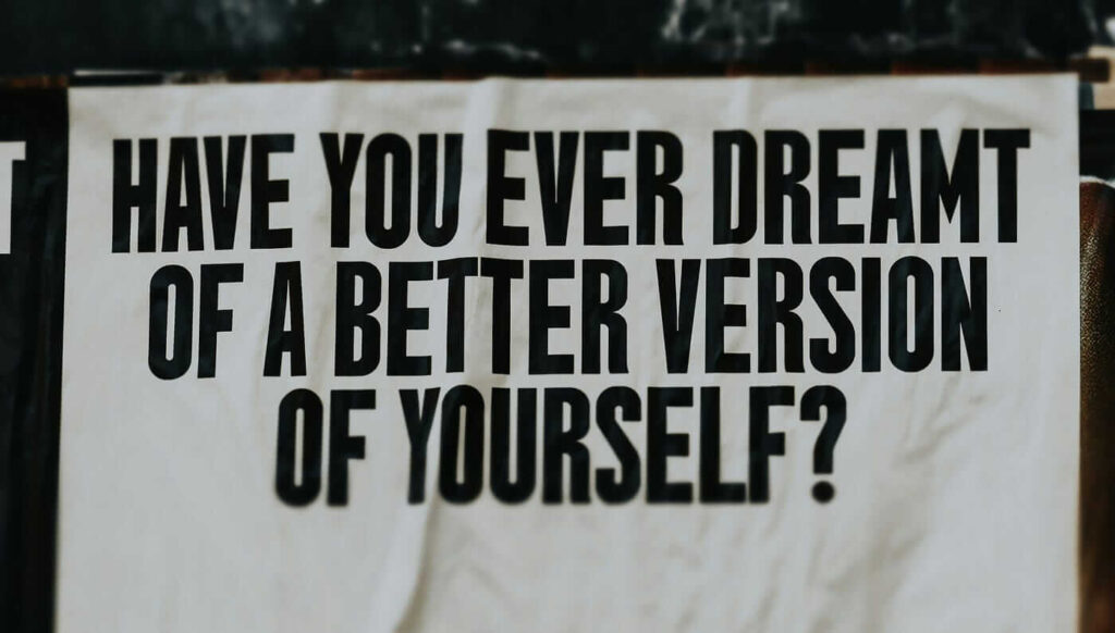 motivational word "best version of yourself"